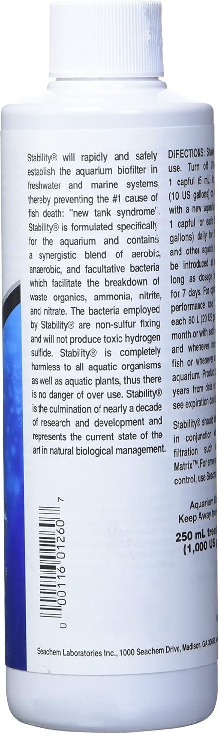 Seachem Stability - For Freshwater and Marine Aquariums 250ml