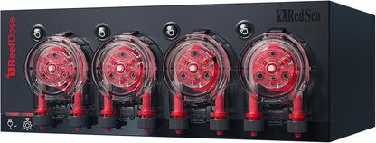 Red Sea ReefDose 4 Head Wireless Dosing Pump for Supplements, Foods & Trace Elements in Saltwater Aquariums | ReefBeat App Controlled Reef Marine - Buy The Sea Aquatics