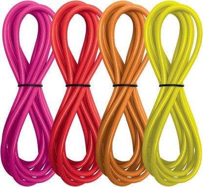 Red Sea ReefDose Deluxe 4 Color Dosing Tube Kit Red Yellow Orange Pink | Saltwater Marine Aquarium Dosing Pump Tubing Set with Clips and Tubing Holder - Buy The Sea Aquatics