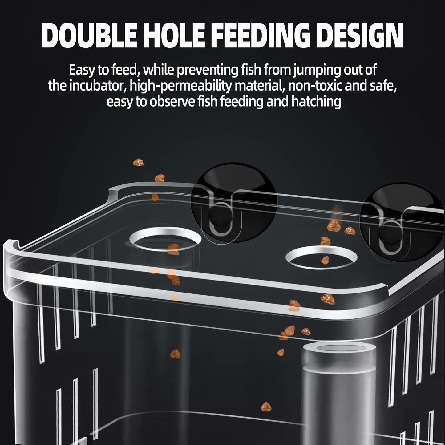 Boxtech Aquarium Fish Tank Hatchery Incubator Breeding Box, Acrylic White Breeder Isolation Divider Hatching Boxes Accessory Small Baby Fishes Shrimp Clownfish Guppy - Buy The Sea Aquatics