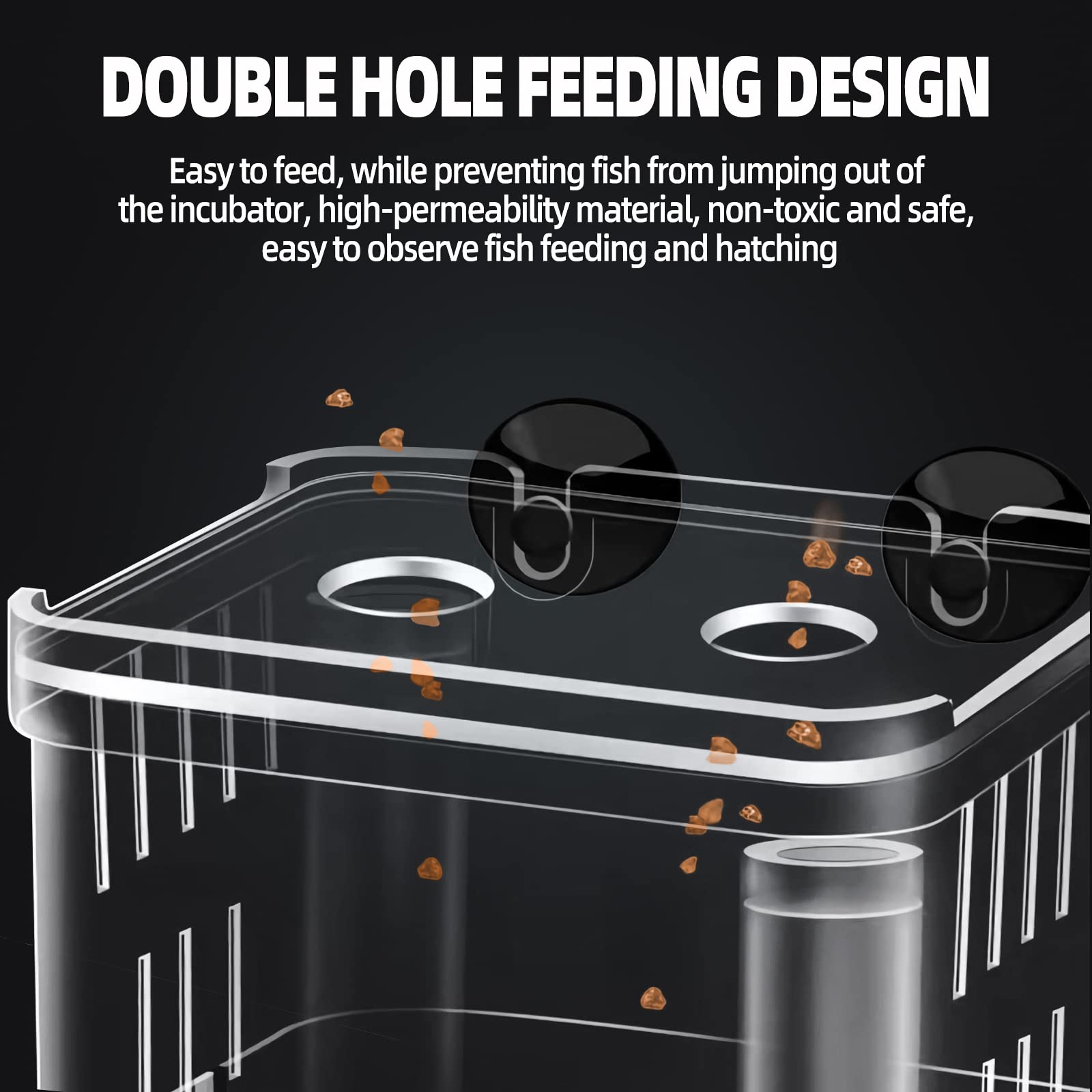 Boxtech Aquarium Fish Tank Hatchery Incubator Breeding Box, Acrylic White Breeder Isolation Divider Hatching Boxes Accessory Small Baby Fishes Shrimp Clownfish Guppy - Buy The Sea Aquatics