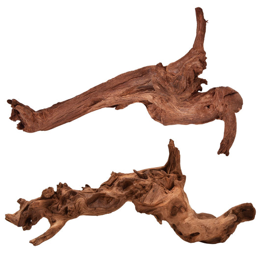 majoywoo Natural Coral Driftwood for Aquarium Decor Fish Tank Decorations, Assorted Driftwood Branch 6-10" 3 Pcs, Reptile Decor…
