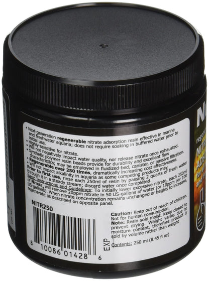 Brightwell Aquatics Nitrat-R – Nitrate Removing Resin Filter Media for All Marine and Freshwater Aquariums, 500-ml