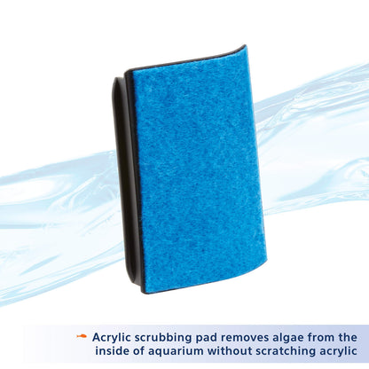 Aqueon Aquarium Algae Scraper, Fish Tank Cleaning Magnets for Glass/Acrylic, Large