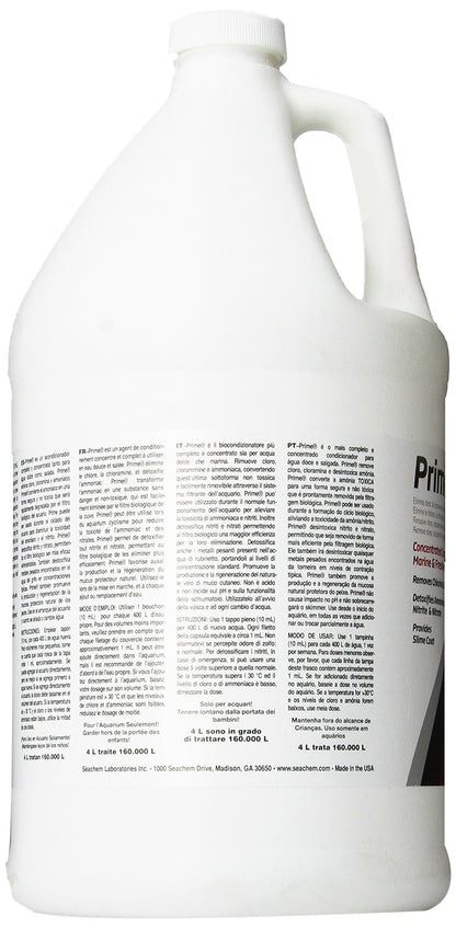 Seachem Prime Fresh and Saltwater Conditioner - Chemical Remover and Detoxifier 500 ml