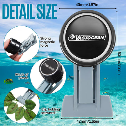 Blulu 1 Pcs Magnetic Seaweed Feeding Clips Saltwater Aquarium Tank Accessories Algae Magnet Seaweed Feeder for Fish and Aquatic Pets, Automatic Fish Feeder - Buy The Sea Aquatics