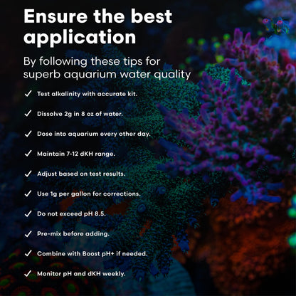 Brightwell Aquatics Alkalin8.3-P Powdered Alkalinity Buffer for Reef Aquariums – Regulates pH to 8.3, Promotes Aragonite Growth, Free of Phosphate & Additives, 1000g