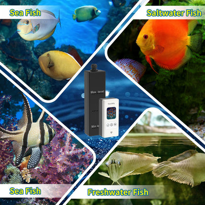 Kactoily Smart Aquarium Monitor All in One pH/ORP/Salt/S.G/TDS/EC/Temp 24h Online Freshwater and Saltwater Fish Tank Tester (WiFi Version)