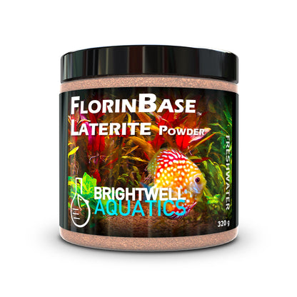 Brightwell Aquatics FlorinBase Laterite Powder – Iron - Rich Clay Substrate for Planted Aquariums – Enhances Root Growth, Plant Health – pH Neutral, 1000g - Buy The Sea Aquatics