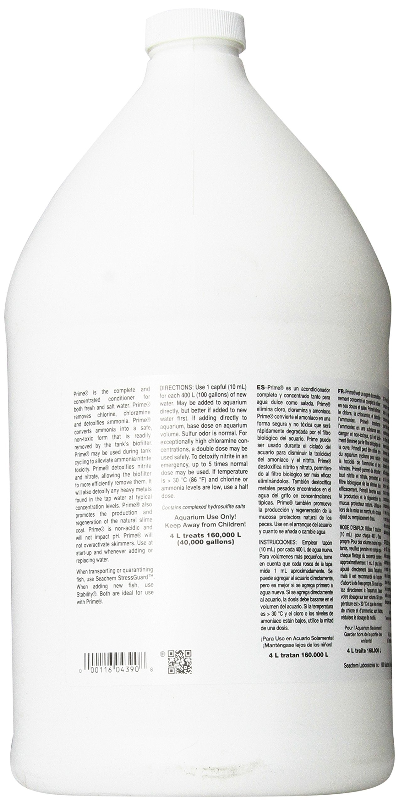 Seachem Prime Fresh and Saltwater Conditioner - Chemical Remover and Detoxifier 500 ml