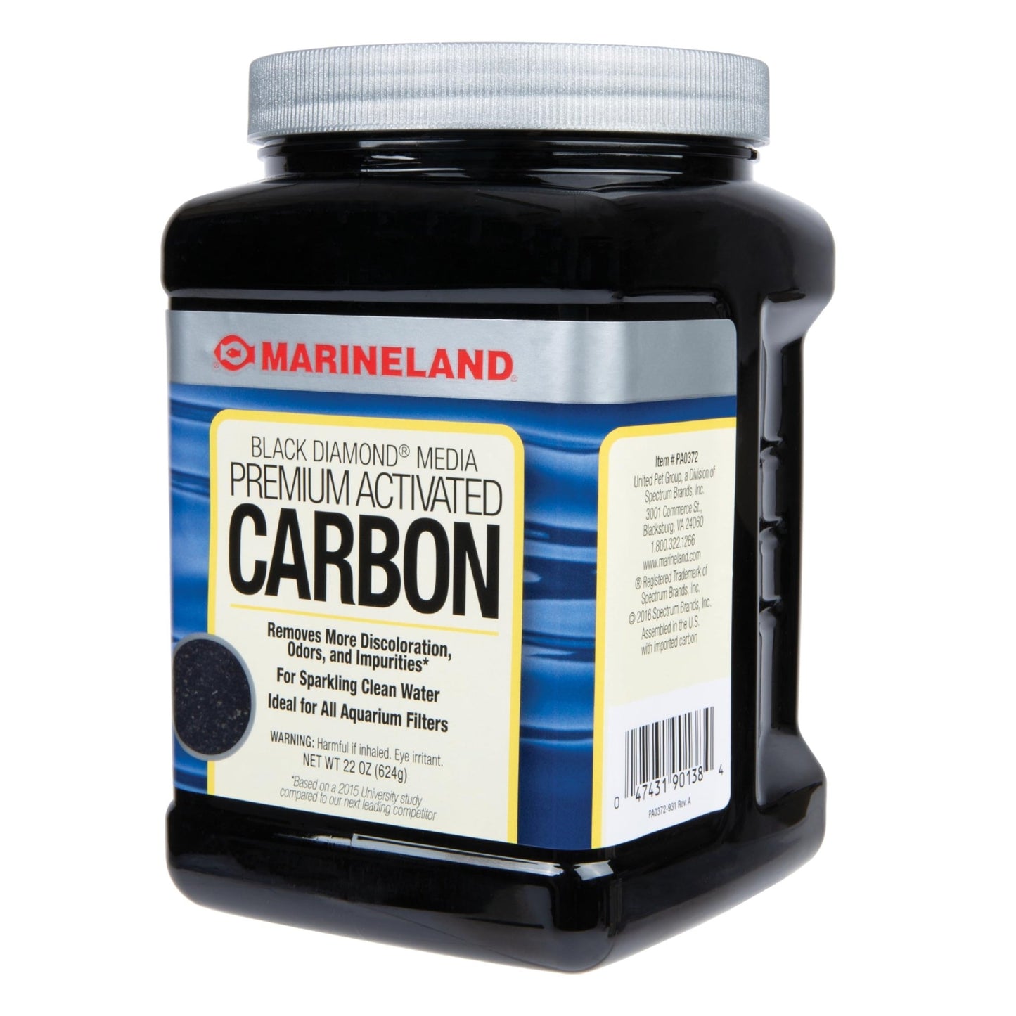 Marineland Black Diamond Premium Activated Carbon Filter Media, 40 oz - Buy The Sea Aquatics