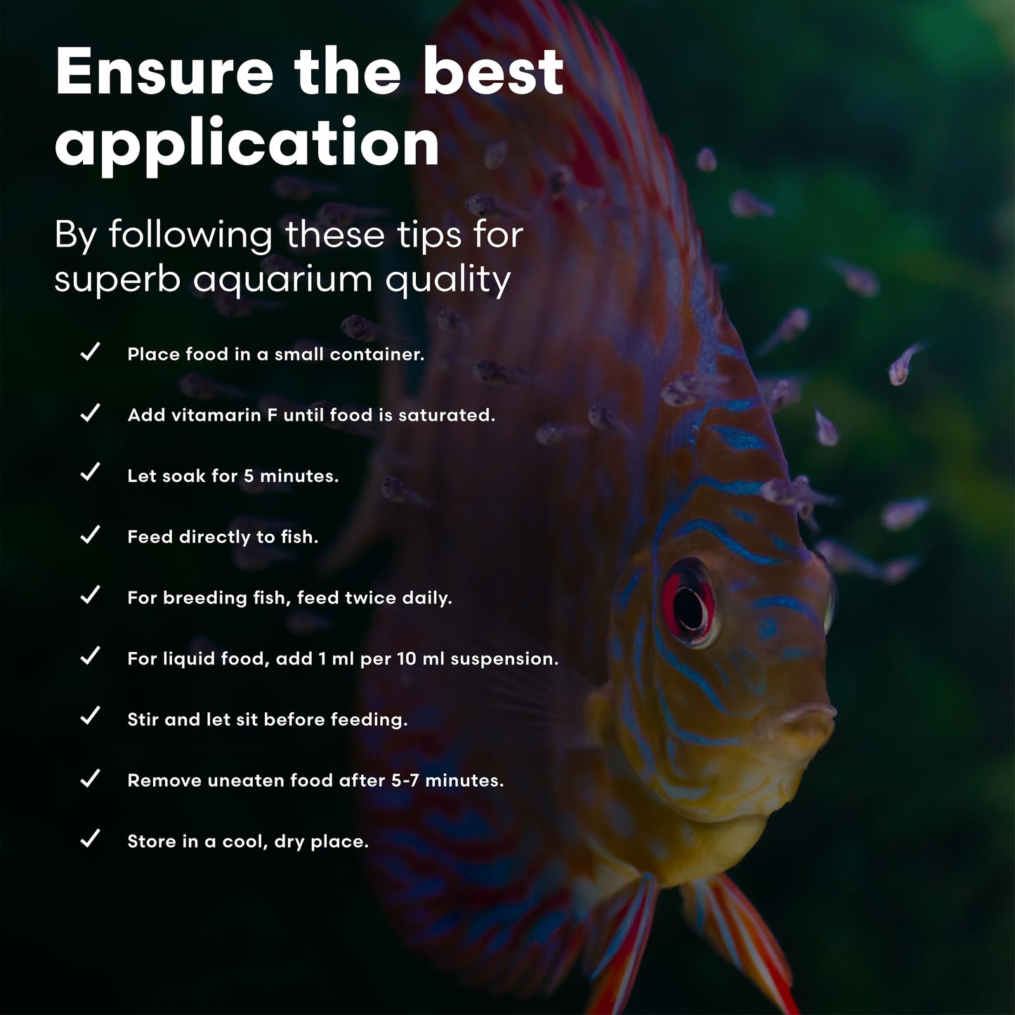 Brightwell Aquatics Vitamarin-F – Complete Vitamin Supplement for Freshwater Fish & Invertebrates – Supports Health, Color & Spawning – No Refrigeration, 250 ml