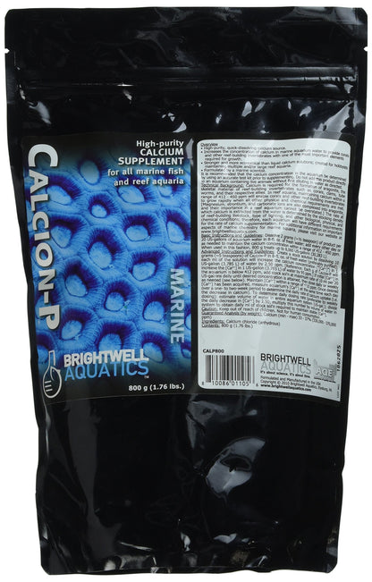Brightwell Aquatics Calcion-P - Powdered Calcium Supplement for Marine Aquariums, 200 grams