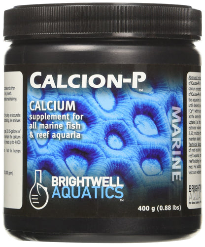 Brightwell Aquatics Calcion-P - Powdered Calcium Supplement for Marine Aquariums, 200 grams