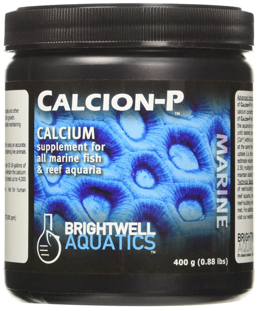 Brightwell Aquatics Calcion-P - Powdered Calcium Supplement for Marine Aquariums, 200 grams