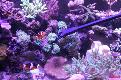 Aquarium Tongs 27 inch (70 cm), 100% Reef Safe, Multi Purpose for Fresh and Saltwater Fish Tanks, Clip Plants, Spot Feed Fish and Coral, Keep Hands Dry