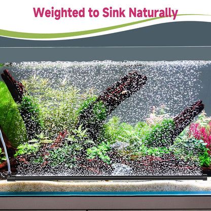 hygger Aquarium Bubble Curtain Wall, Quiet Fish Tank Air Stone with Accessories, High Dissolved Aquarium Bubbler Oxygen Diffuser Decoration for Freshwater & Saltwater - Buy The Sea Aquatics