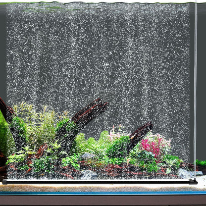 hygger Aquarium Bubble Curtain Wall, Quiet Fish Tank Air Stone with Accessories, High Dissolved Aquarium Bubbler Oxygen Diffuser Decoration for Freshwater & Saltwater - Buy The Sea Aquatics