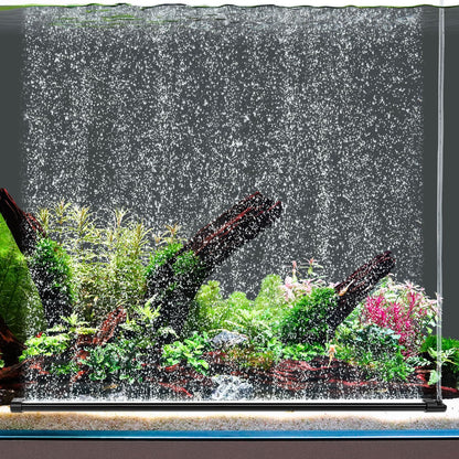 hygger Aquarium Bubble Curtain Wall, Quiet Fish Tank Air Stone with Accessories, High Dissolved Aquarium Bubbler Oxygen Diffuser Decoration for Freshwater & Saltwater - Buy The Sea Aquatics